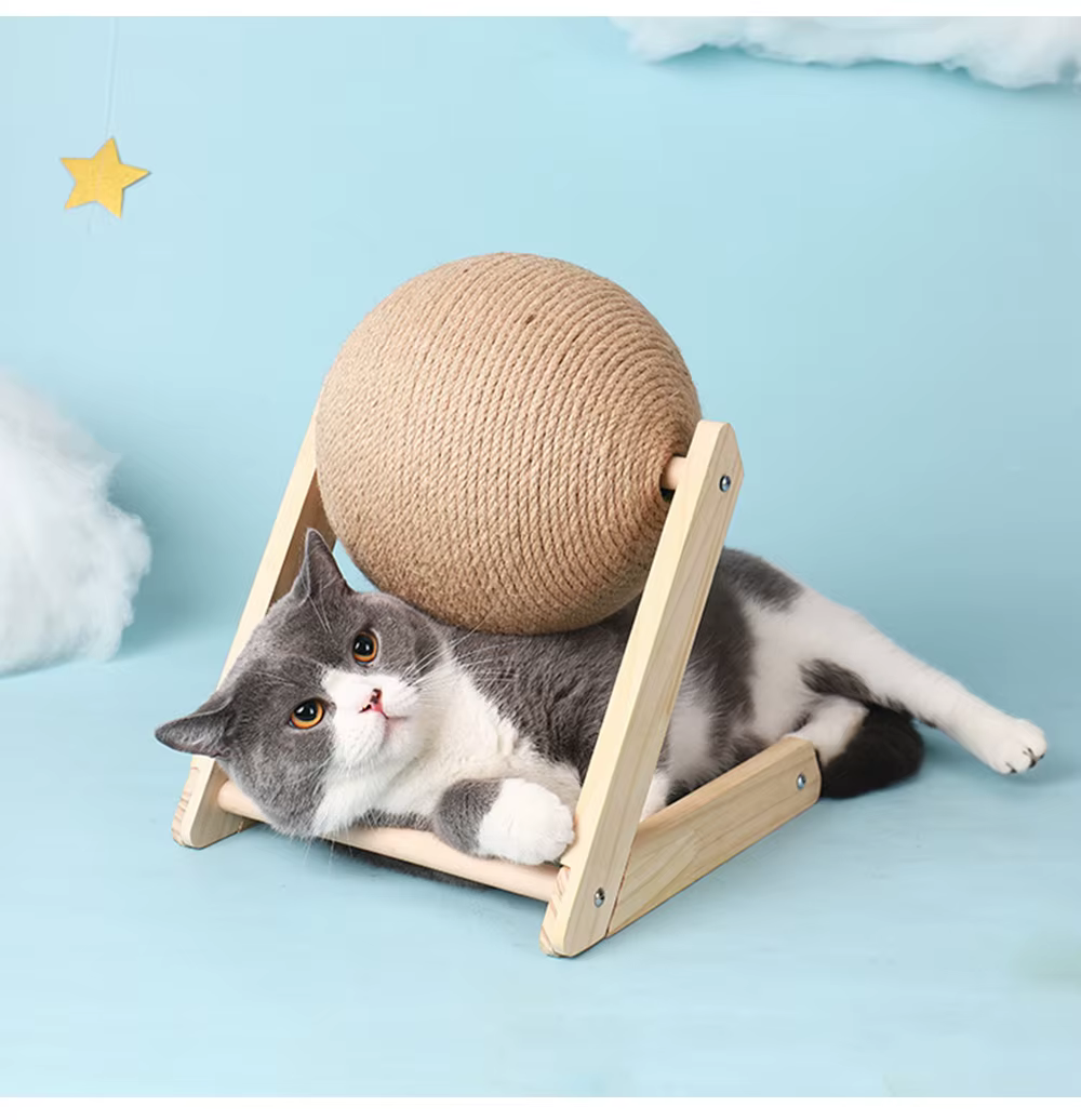New In: Cat Scratching Ball Toy (Small + Large)